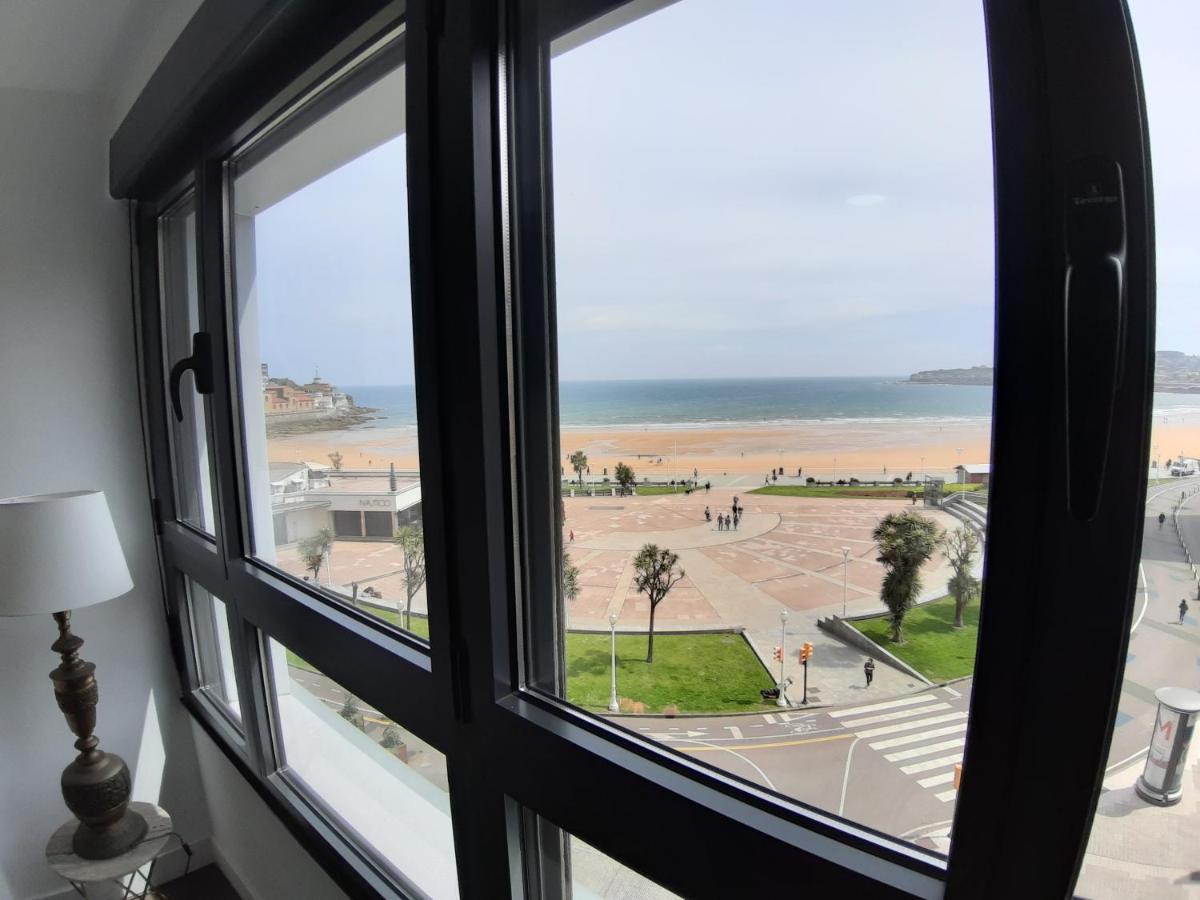 El Mirador Del Nautico Apartment Gijon Luaran gambar