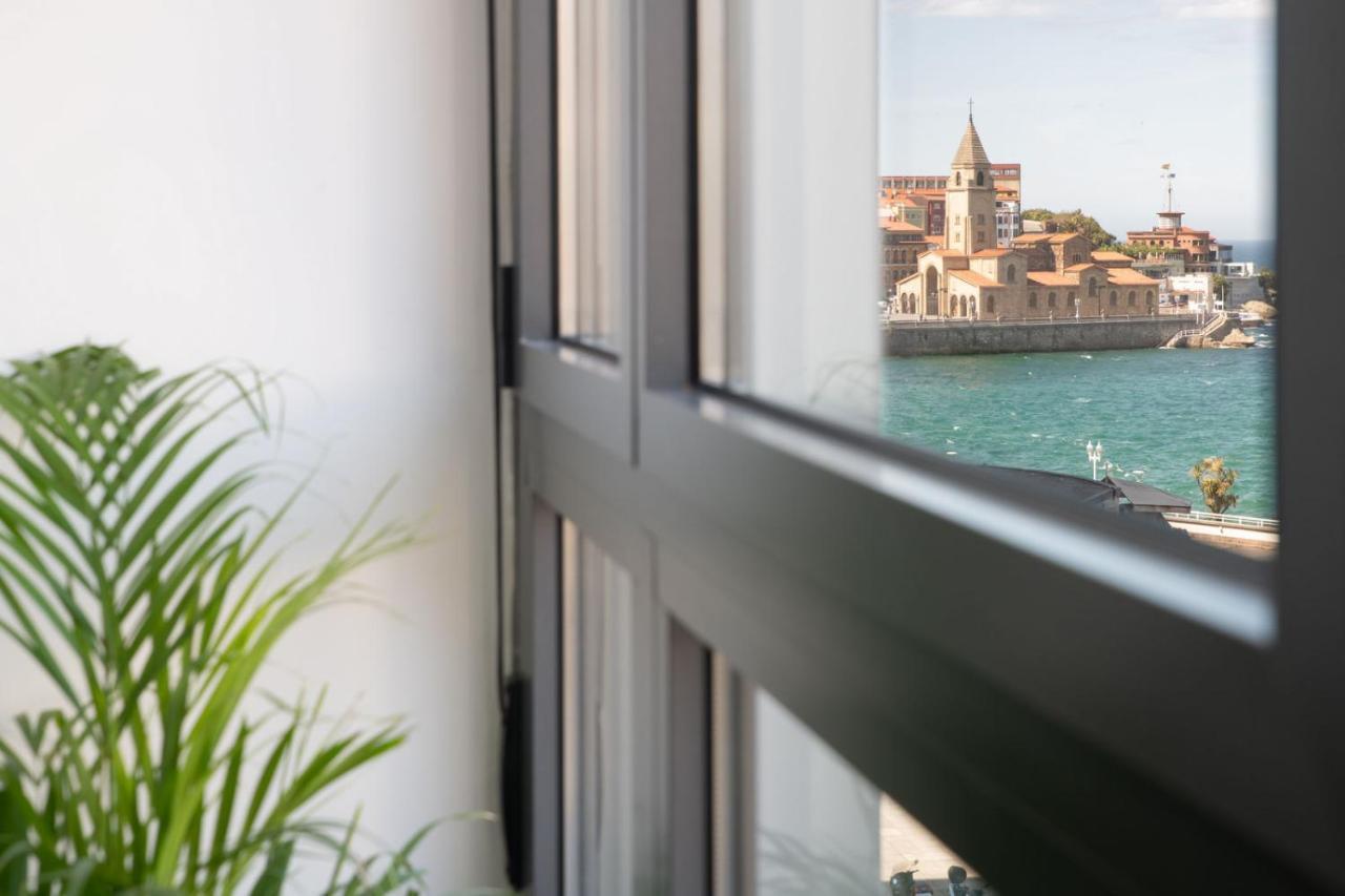 El Mirador Del Nautico Apartment Gijon Luaran gambar