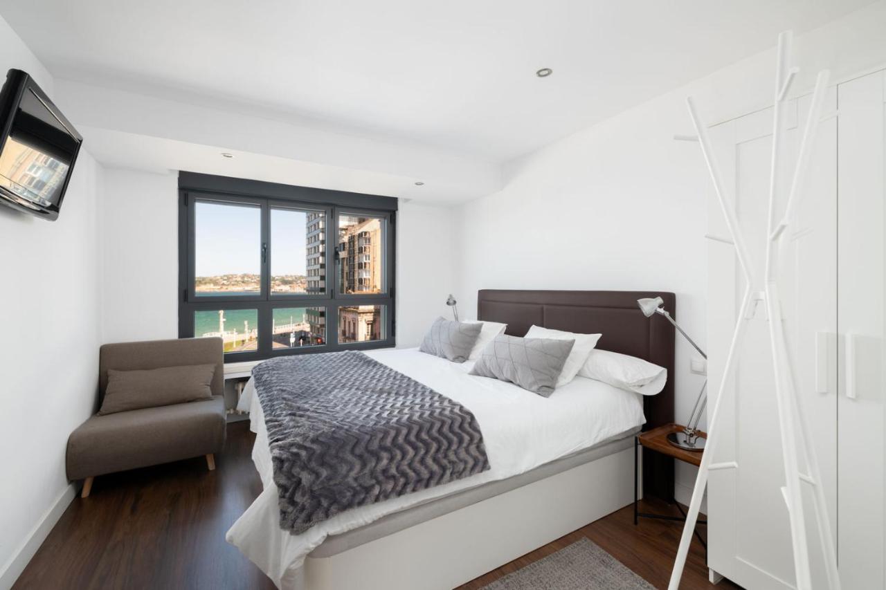 El Mirador Del Nautico Apartment Gijon Luaran gambar